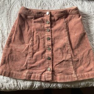 Pink mini suede skirt ✨✨✨✨